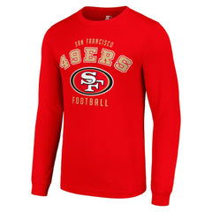 San Francisco 49ers Starter Long Sleeve T-Shirt Scarlet | NFL