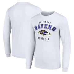 Baltimore Ravens Starter Long Sleeve T-Shirt White | NFL