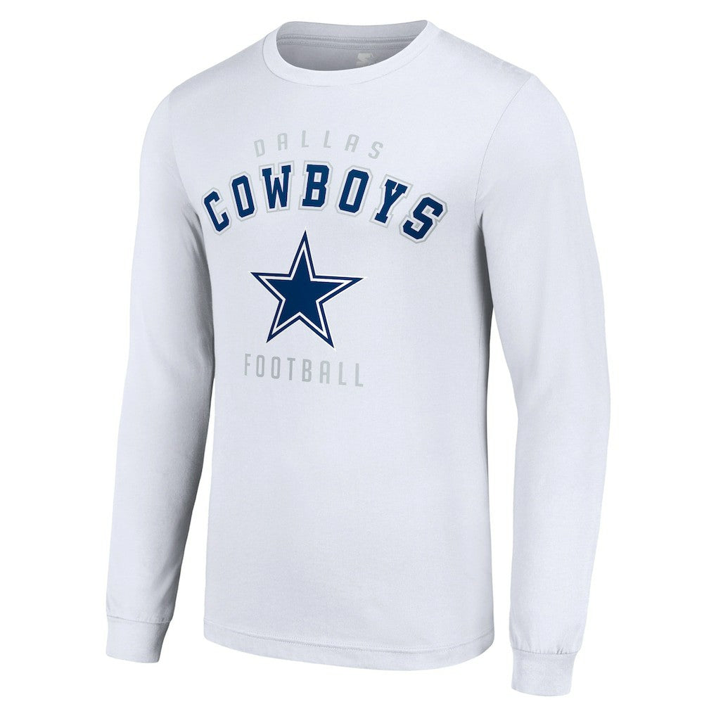 Dallas Cowboys Starter Long Sleeve T-Shirt White | NFL