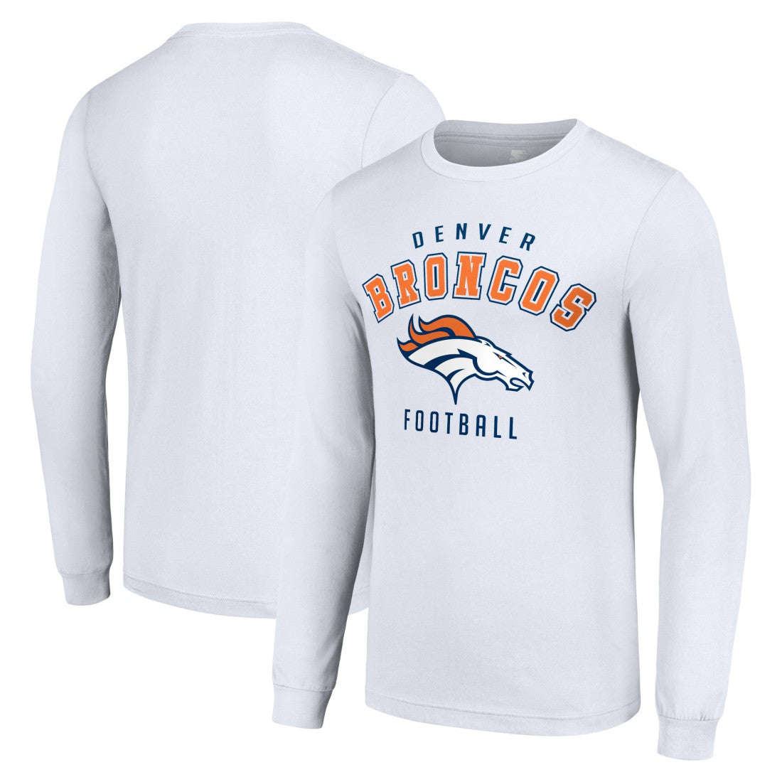 Denver Broncos Starter Long Sleeve T-Shirt White | NFL