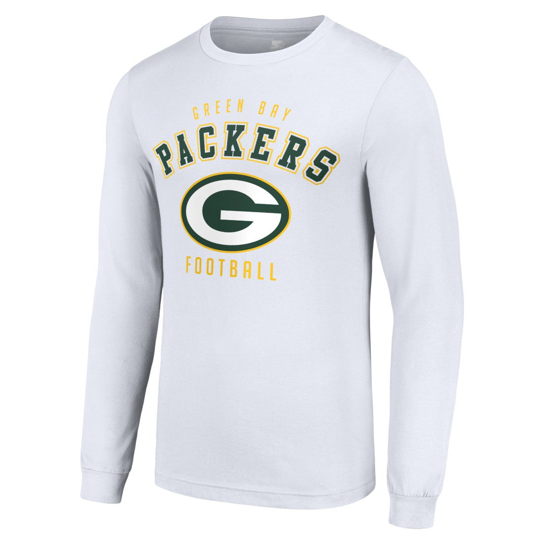 Green Bay Packers Starter Long Sleeve T-Shirt White | NFL