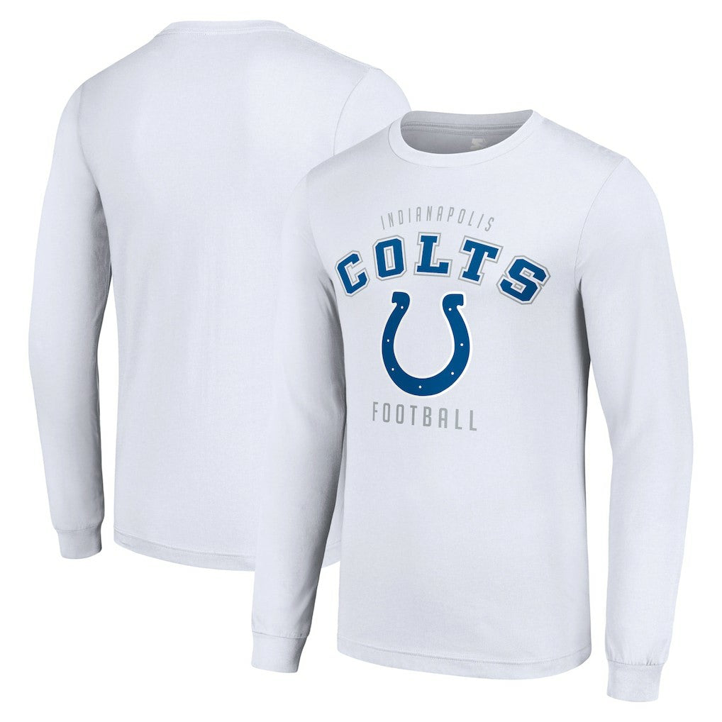 Indianapolis Colts Starter Long Sleeve T-Shirt White | NFL