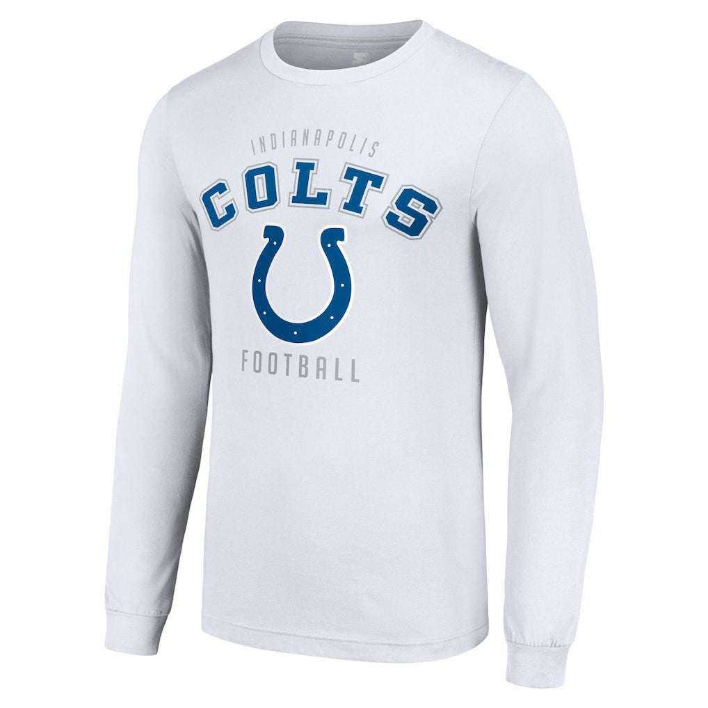 Indianapolis Colts Starter Long Sleeve T-Shirt White | NFL