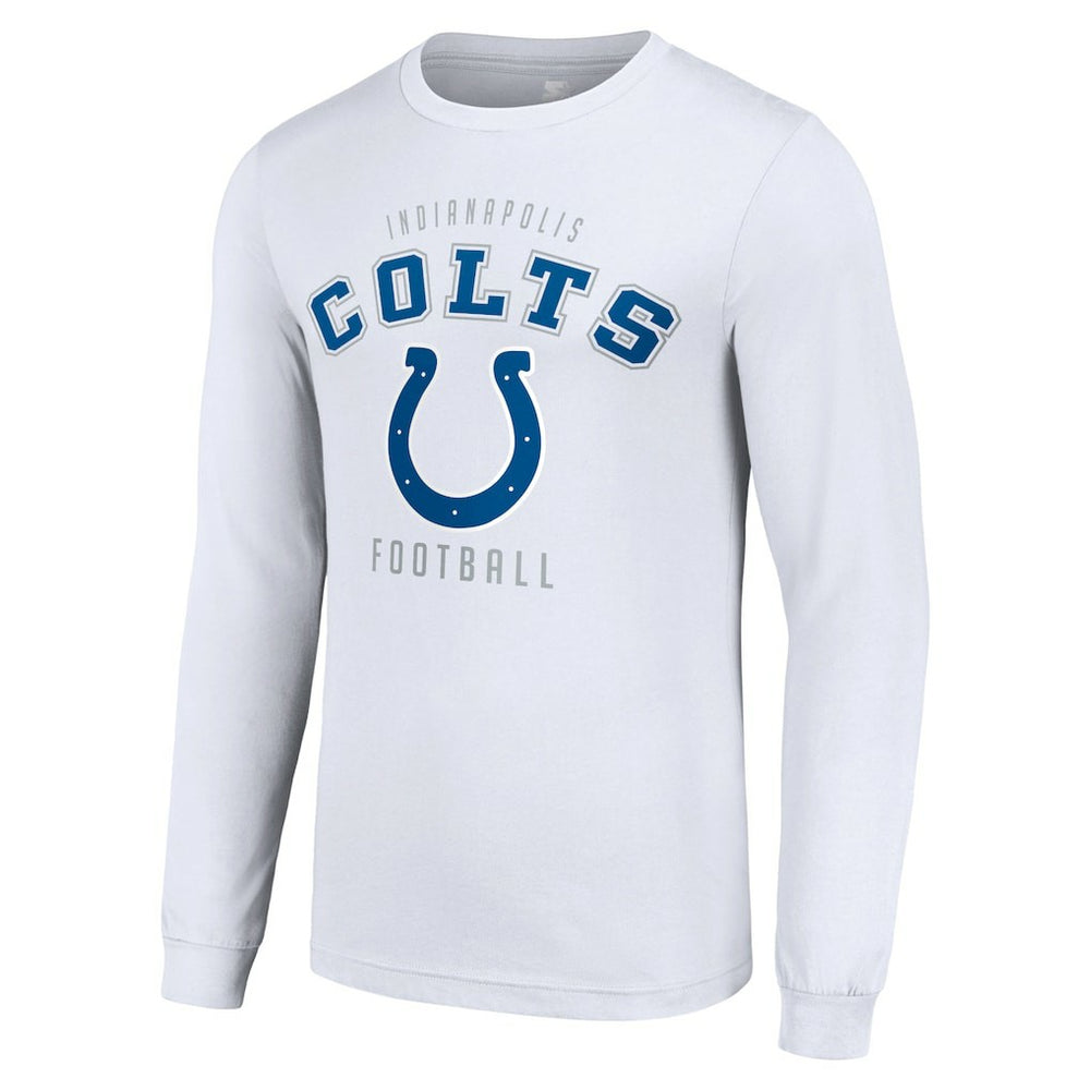 Indianapolis Colts Starter Long Sleeve T-Shirt White | NFL