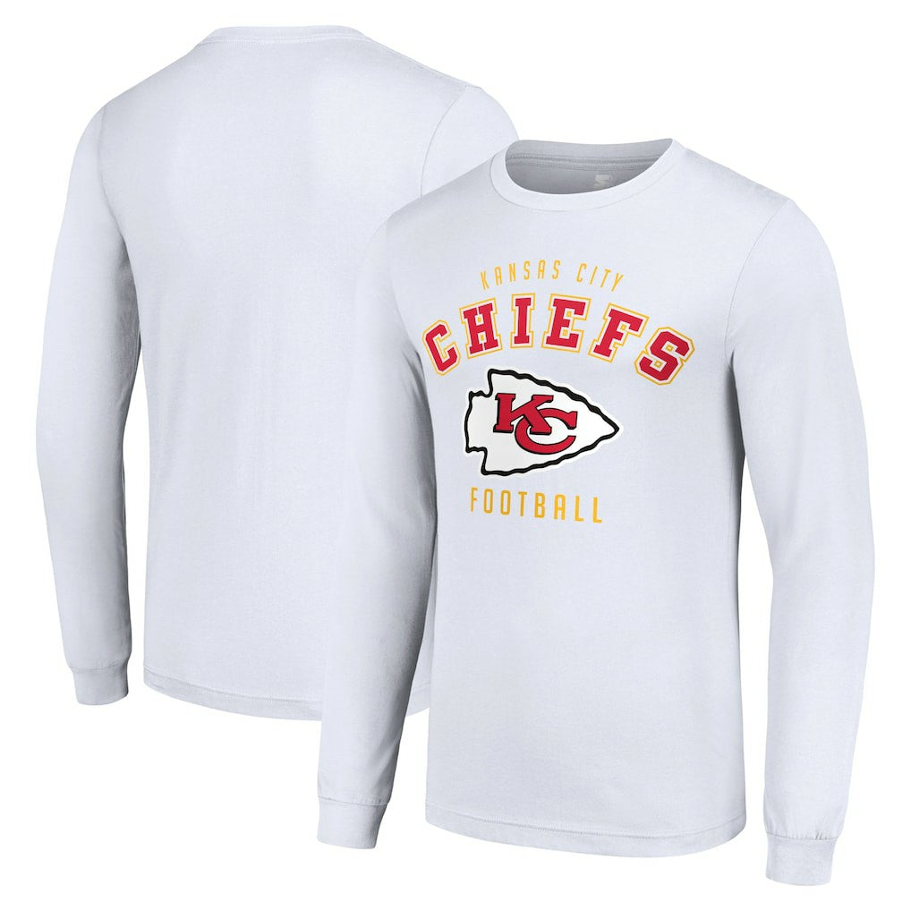 Kansas City Chiefs Starter Long Sleeve T-Shirt White | NFL