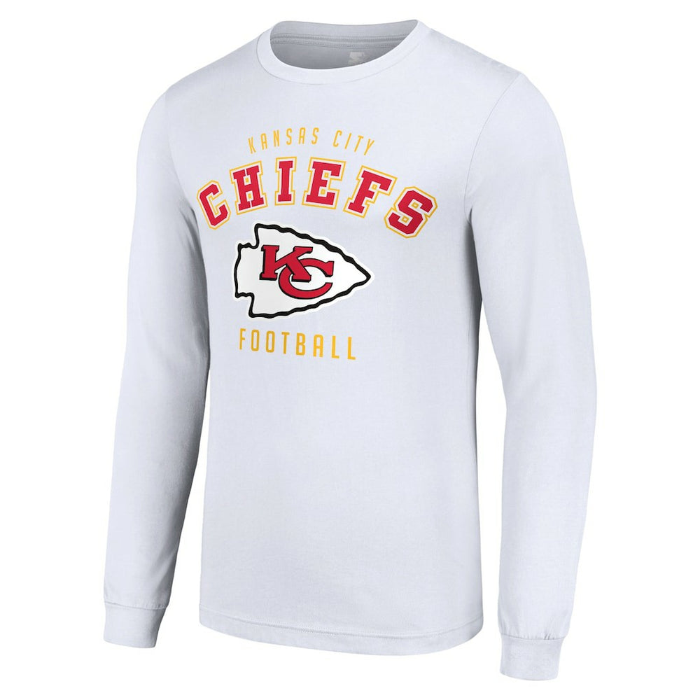 Kansas City Chiefs Starter Long Sleeve T-Shirt White | NFL