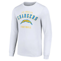 Los Angeles Chargers Starter Long Sleeve T-Shirt White | NFL