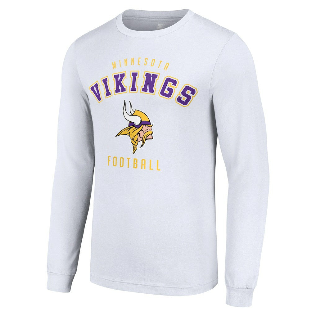 Minnesota Vikings Starter Long Sleeve T-Shirt White | NFL