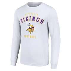 Minnesota Vikings Starter Long Sleeve T-Shirt White | NFL