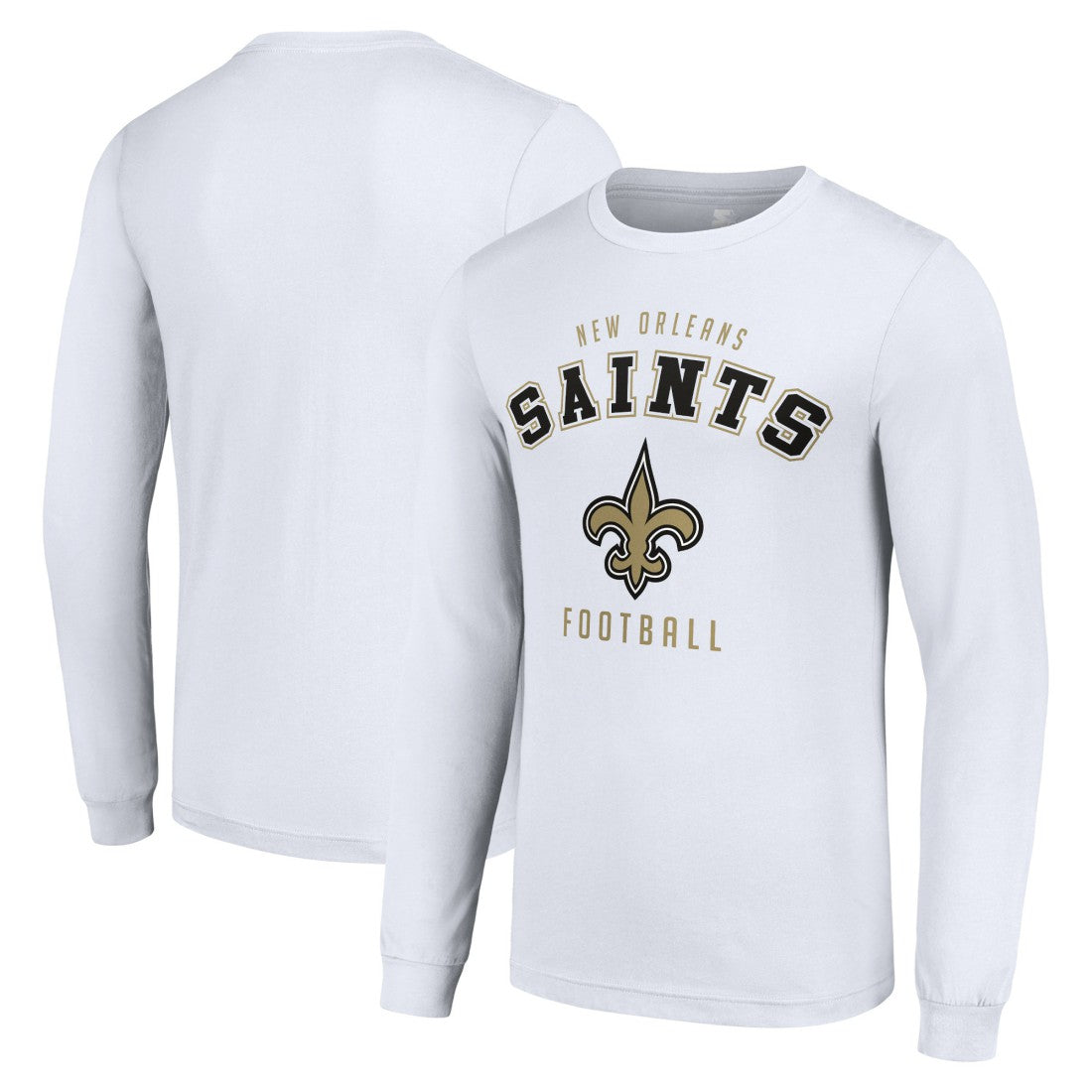 New Orleans Saints Starter Long Sleeve T-Shirt White | NFL
