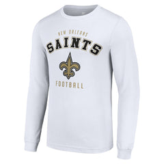 New Orleans Saints Starter Long Sleeve T-Shirt White | NFL