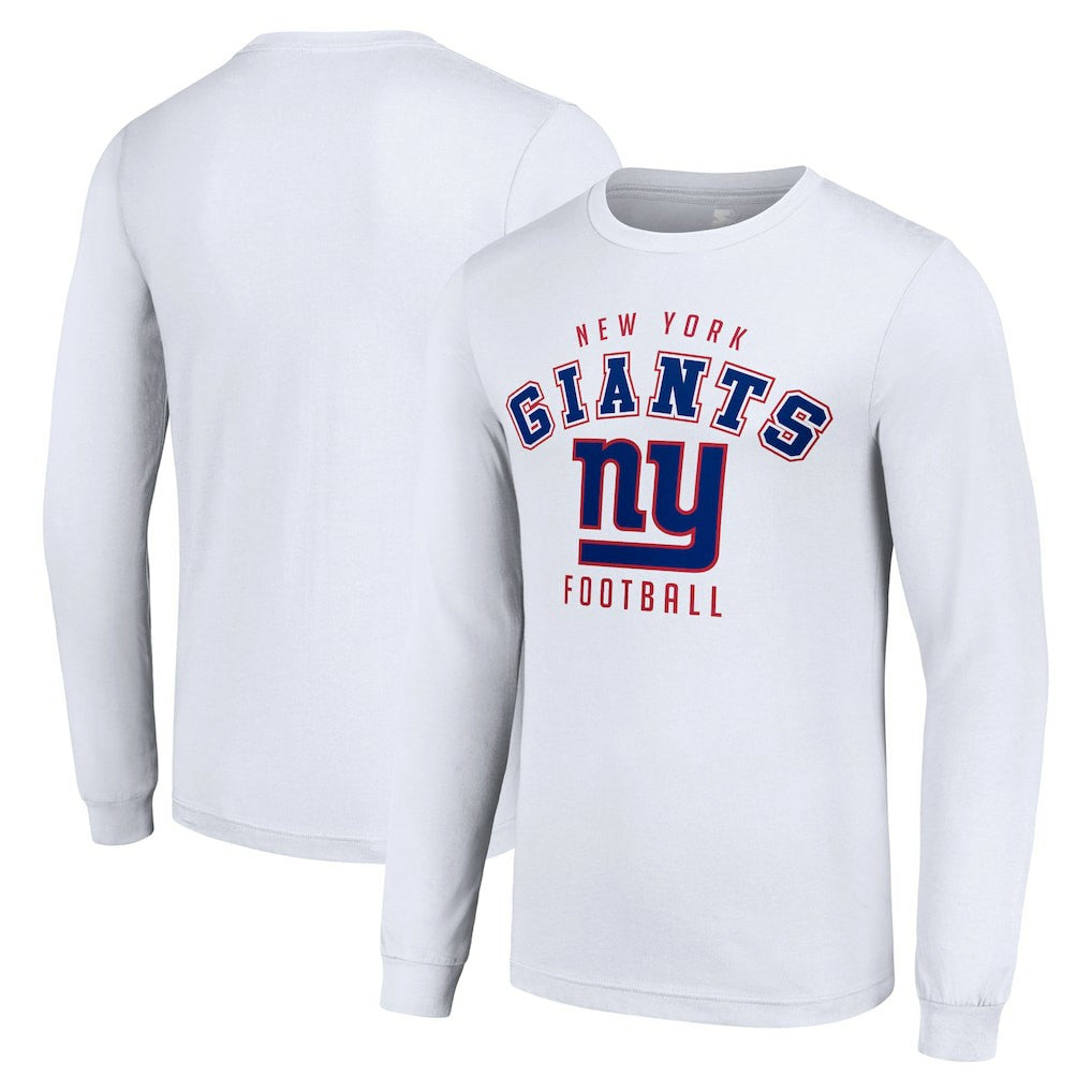 New York Giants Starter Long Sleeve T-Shirt White | NFL