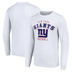 New York Giants Starter Long Sleeve T-Shirt White | NFL