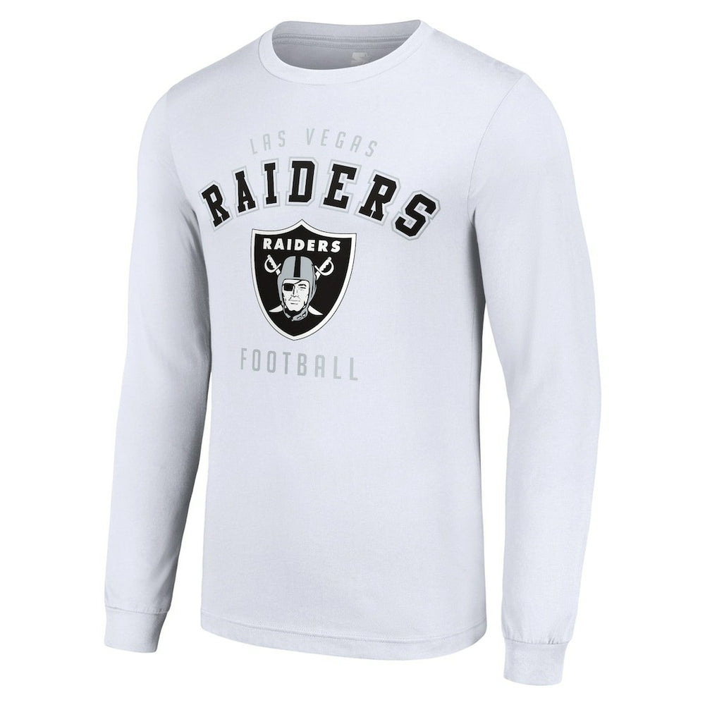 Las Vegas Raiders Starter Long Sleeve T-Shirt White | NFL