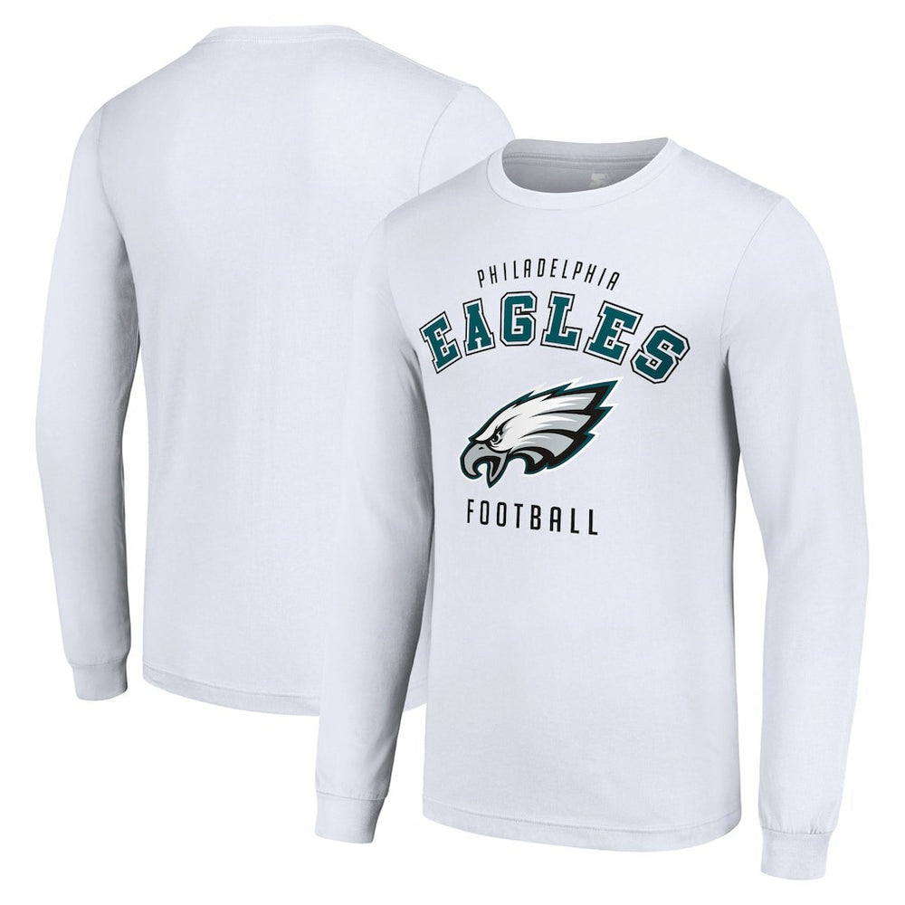 Philadelphia Eagles Starter Long Sleeve T-Shirt White | NFL