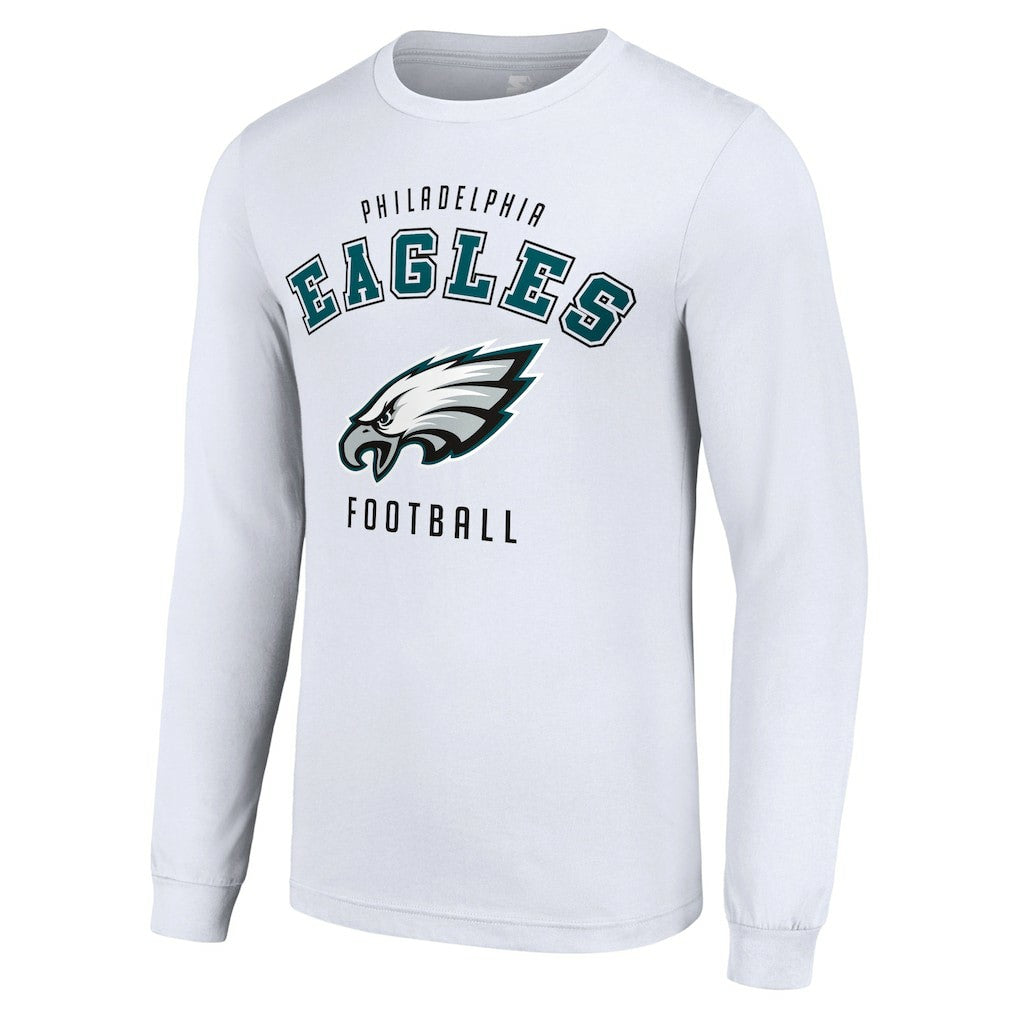 Philadelphia Eagles Starter Long Sleeve T-Shirt White | NFL