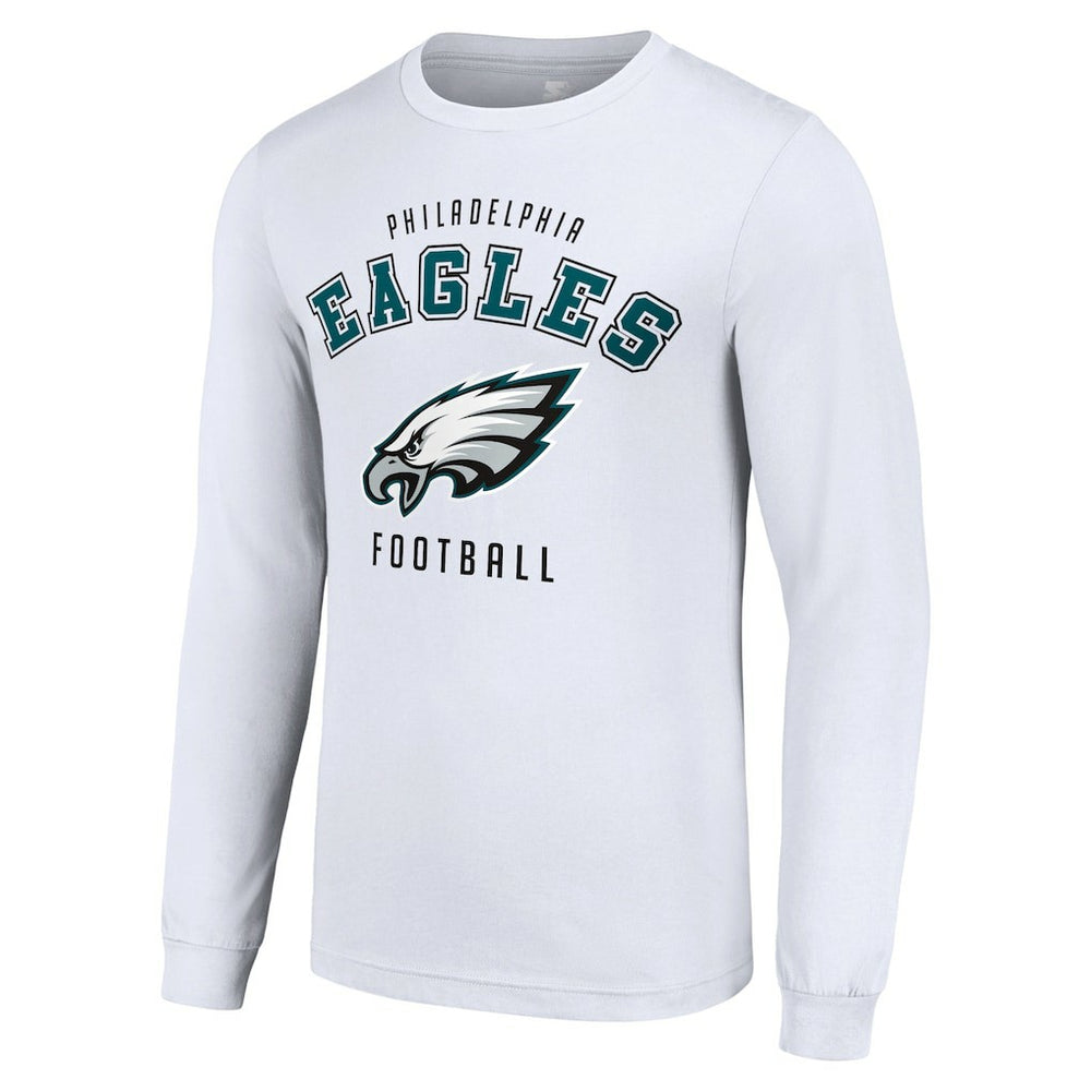 Philadelphia Eagles Starter Long Sleeve T-Shirt White | NFL