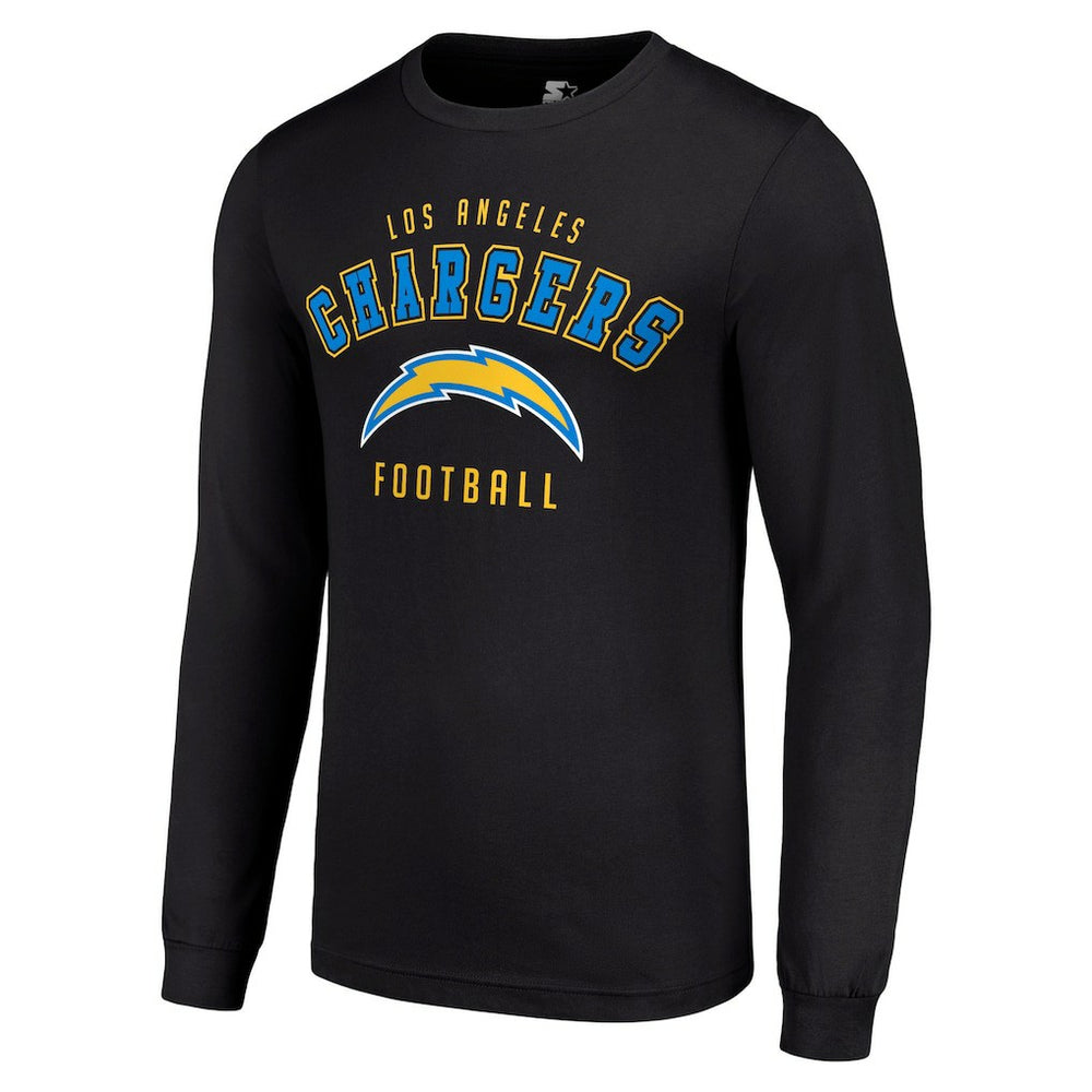 Los Angeles Chargers Starter Long Sleeve T-Shirt Black | NFL