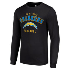 Los Angeles Chargers Starter Long Sleeve T-Shirt Black | NFL