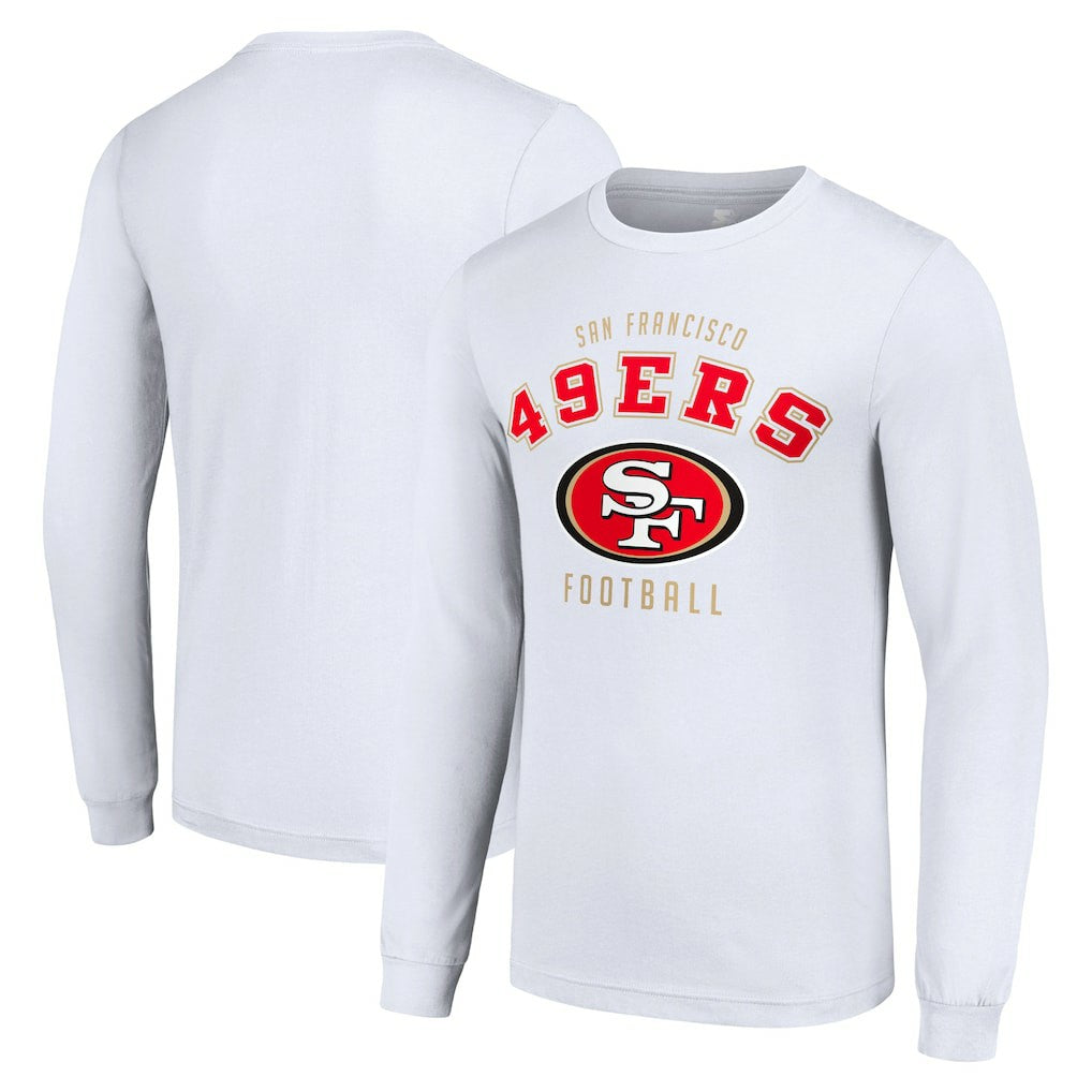 San Francisco 49ers Starter Long Sleeve T-Shirt White | NFL