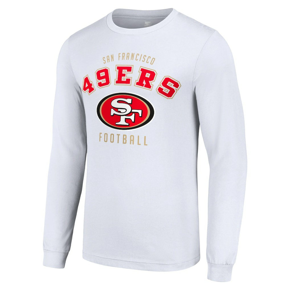 San Francisco 49ers Starter Long Sleeve T-Shirt White | NFL