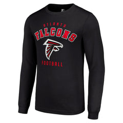 Atlanta Falcons Starter Long Sleeve T-Shirt Black | NFL