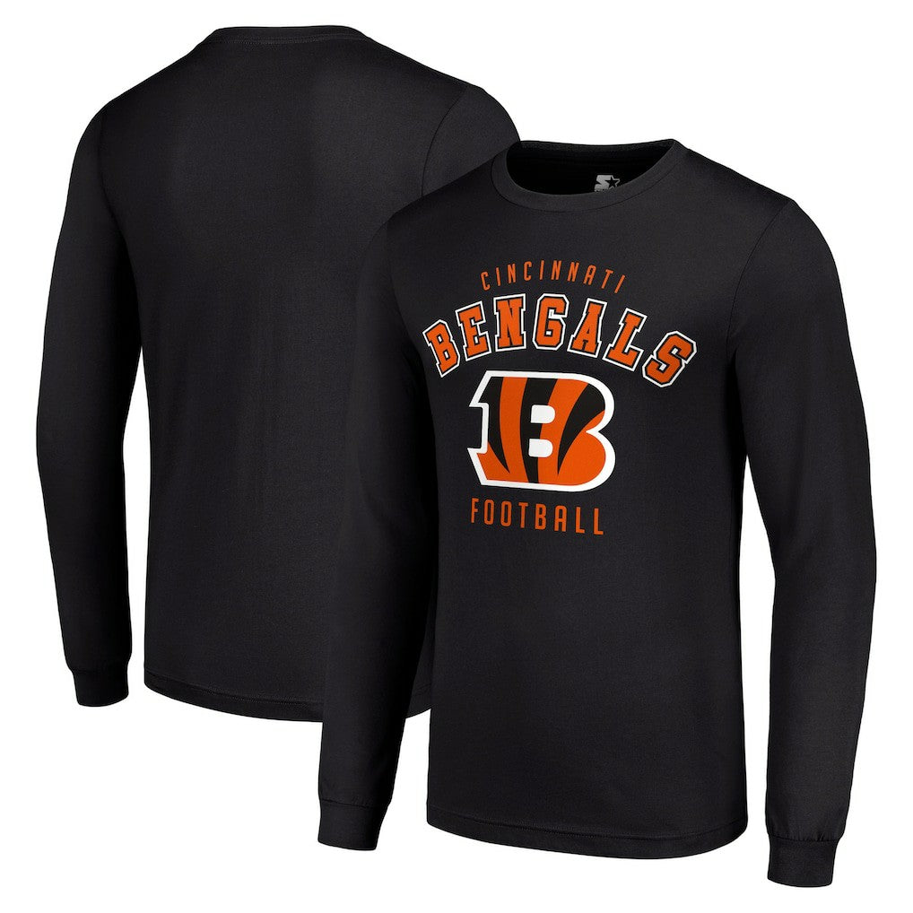 Cincinnati Bengals Starter Long Sleeve T-Shirt Black | NFL