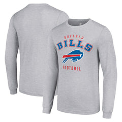 Buffalo Bills Starter Long Sleeve T-Shirt Heather Gray | NFL