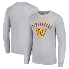 Washington Commanders Starter Long Sleeve T-Shirt Heather Gray | NFL