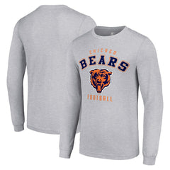 Chicago Bears Starter Long Sleeve T-Shirt Heather Gray | NFL