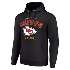 Kansas City Chiefs Starter Unisex Logo Pullover Hoodie Black | NFL