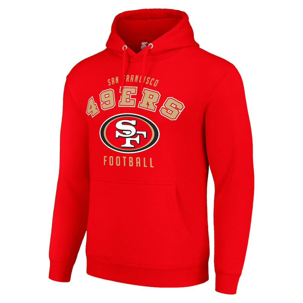 San Francisco 49ers Starter Unisex Logo Pullover Hoodie Scarlet | NFL
