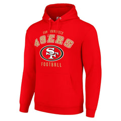 San Francisco 49ers Starter Unisex Logo Pullover Hoodie Scarlet | NFL