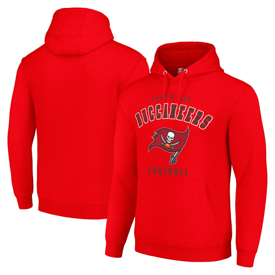 Tampa Bay Buccaneers Starter Unisex Logo Pullover Hoodie Red | NFL