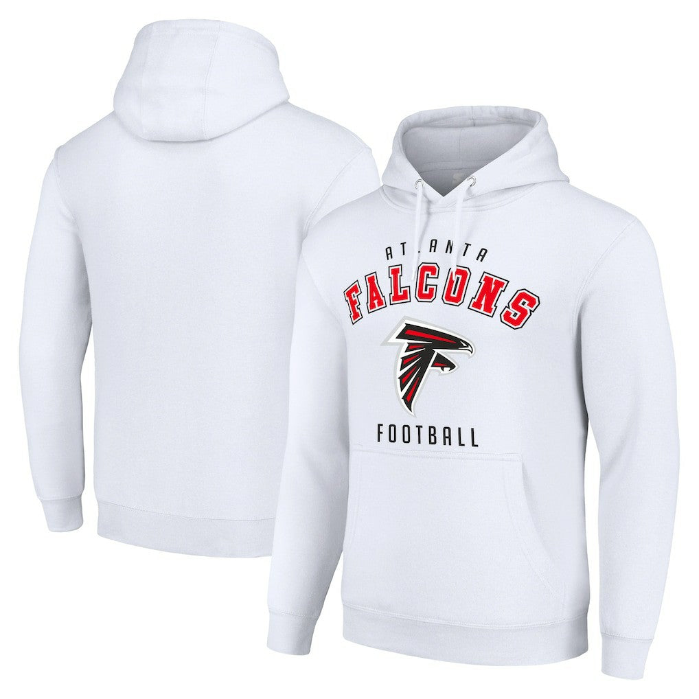 Atlanta Falcons Starter Unisex Logo Pullover Hoodie White | NFL