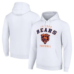 Chicago Bears Starter Unisex Logo Pullover Hoodie White | NFL