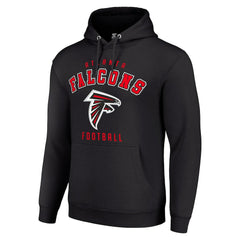 Atlanta Falcons Starter Unisex Logo Pullover Hoodie Black | NFL