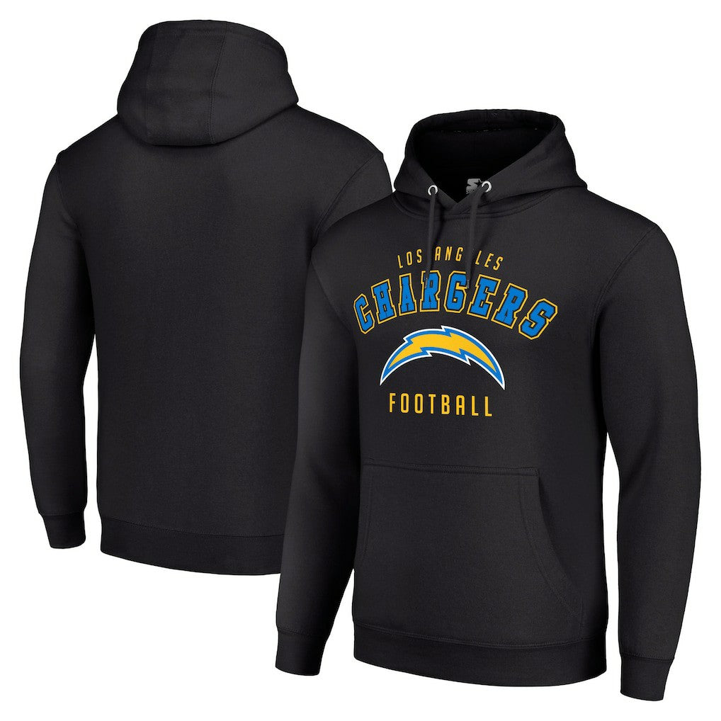 Los Angeles Chargers Starter Unisex Logo Pullover Hoodie Black | NFL