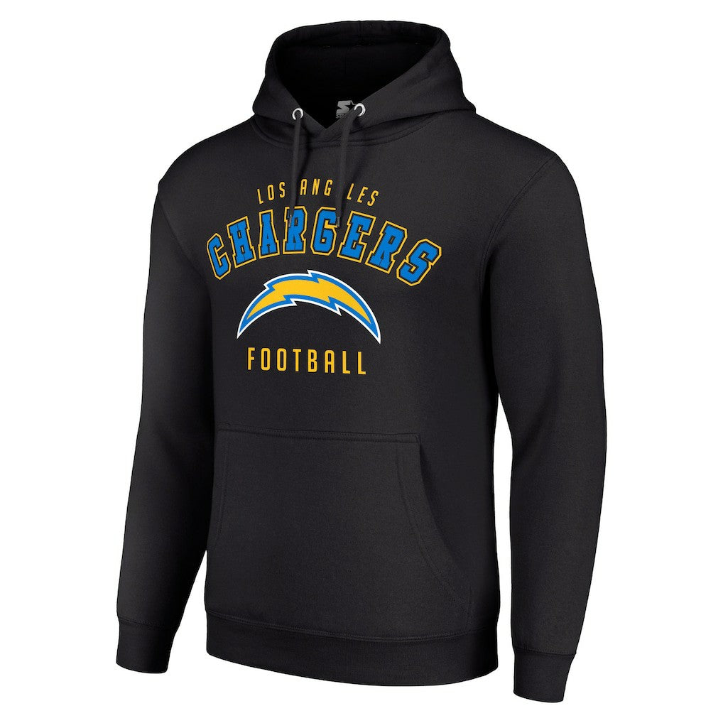 Los Angeles Chargers Starter Unisex Logo Pullover Hoodie Black | NFL