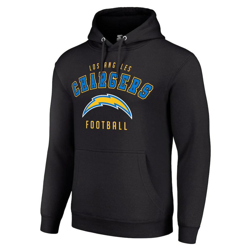 Los Angeles Chargers Starter Unisex Logo Pullover Hoodie Black | NFL