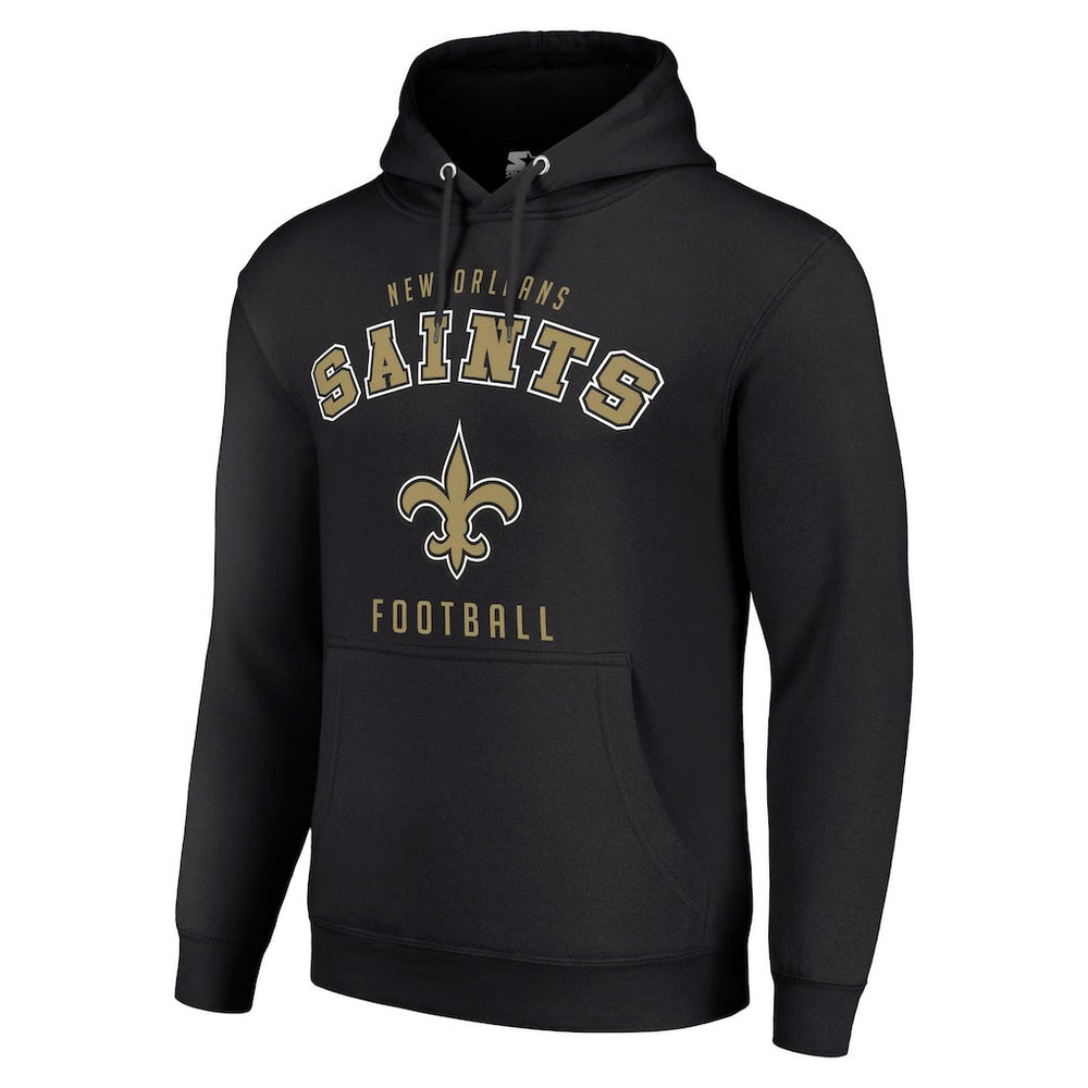 New Orleans Saints Starter Unisex Logo Pullover Hoodie Black | NFL