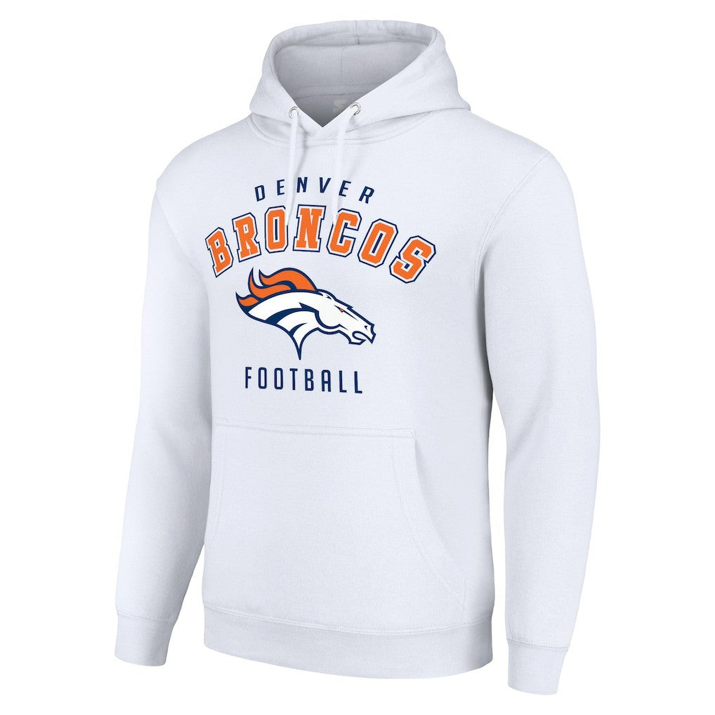 Denver Broncos Starter Unisex Logo Pullover Hoodie White | NFL