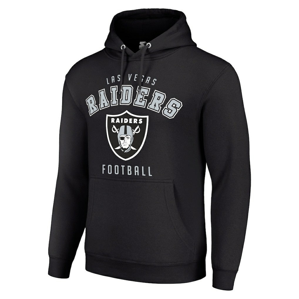 Las Vegas Raiders Starter Unisex Logo Pullover Hoodie Black | NFL