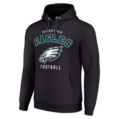 Philadelphia Eagles Starter Unisex Logo Pullover Hoodie Black | NFL