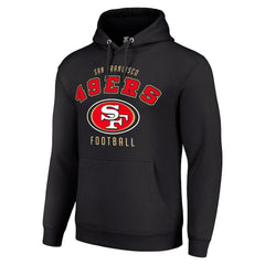 San Francisco 49ers Starter Unisex Logo Pullover Hoodie Black | NFL