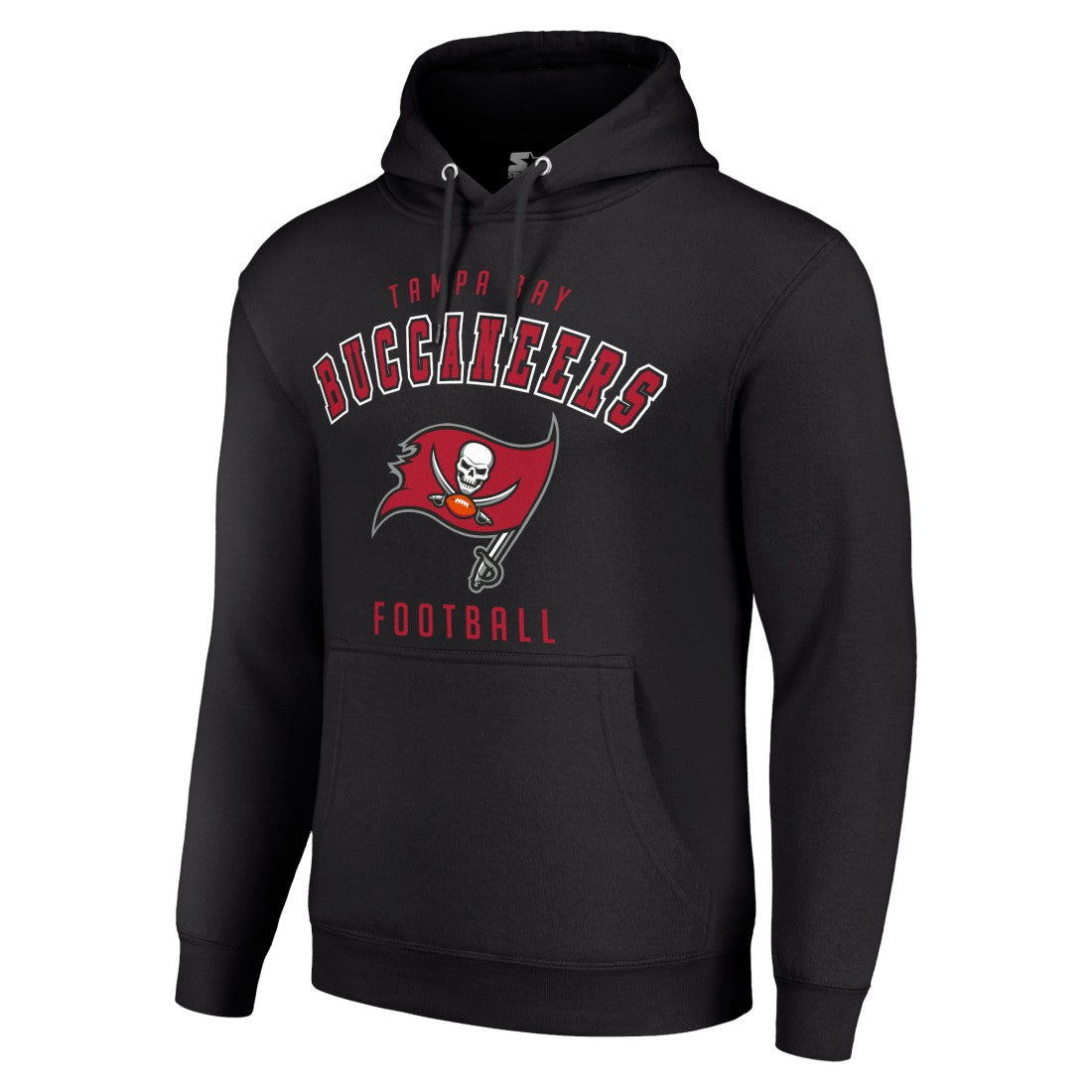 Tampa Bay Buccaneers Starter Unisex Logo Pullover Hoodie Black | NFL