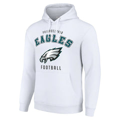 Philadelphia Eagles Starter Unisex Logo Pullover Hoodie White | NFL