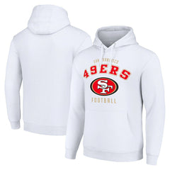 San Francisco 49ers Starter Unisex Logo Pullover Hoodie White | NFL