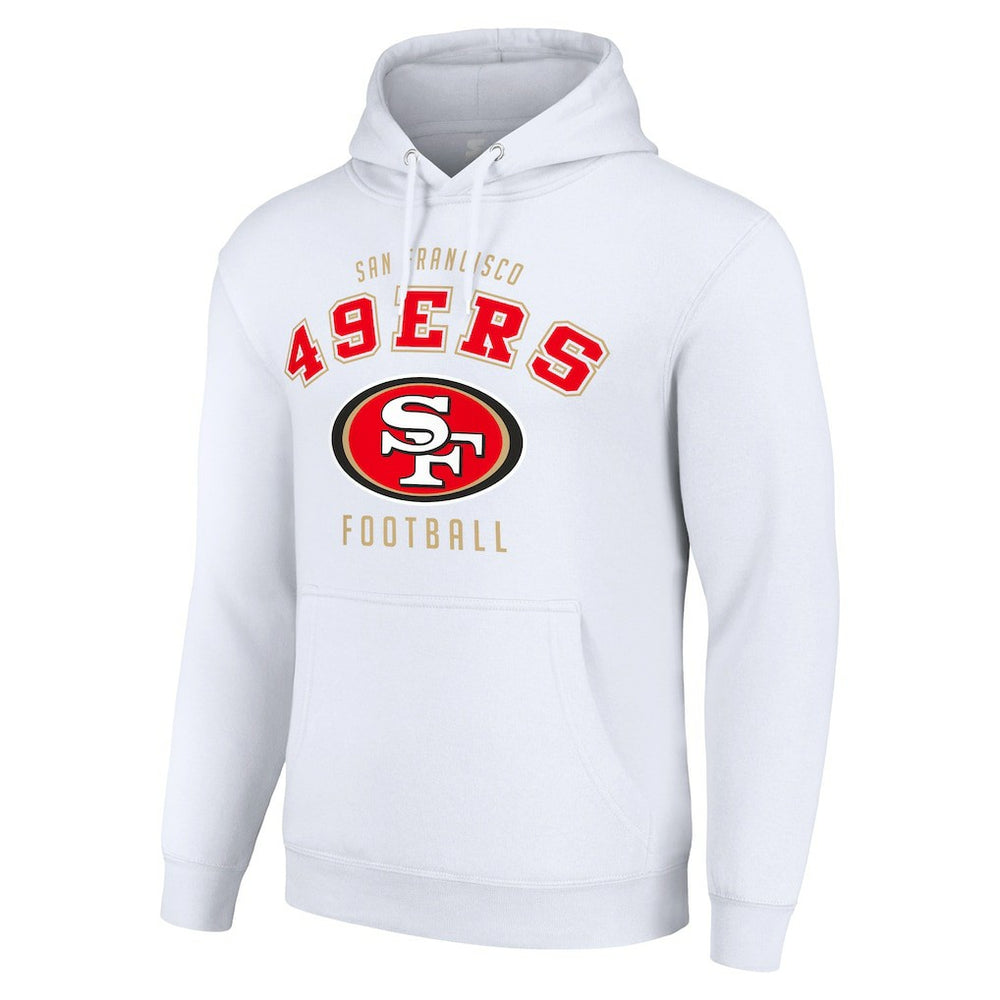 San Francisco 49ers Starter Unisex Logo Pullover Hoodie White | NFL