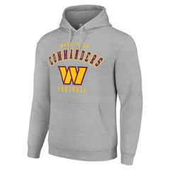 Washington Commanders Starter Unisex Logo Pullover Hoodie Heather Gray | NFL